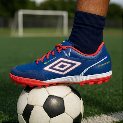 Chuteira Society Umbro Neo-Comfort - Masculino - Foto 2
