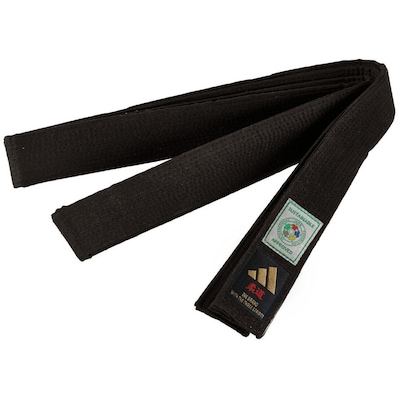 Faixa Preta de Judô adidas Elite logo Dourado com Selo IJF Approved - Foto 2