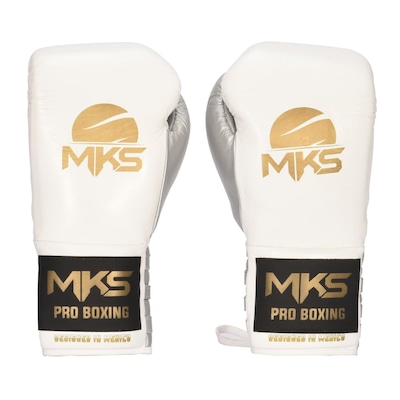 Luva de Boxe MKS Pro Boxing Lace Designed in Mexico com fechamento em Cadarço - Foto 2