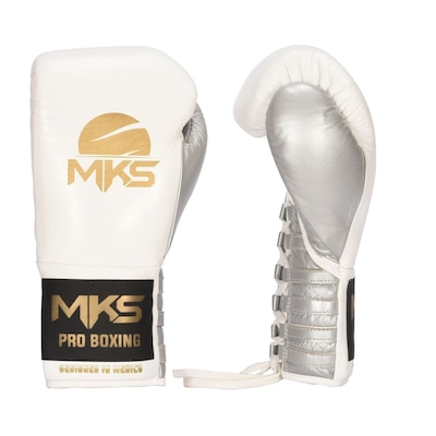 Luva de Boxe MKS Pro Boxing Lace Designed in Mexico com fechamento em Cadarço - Foto 3