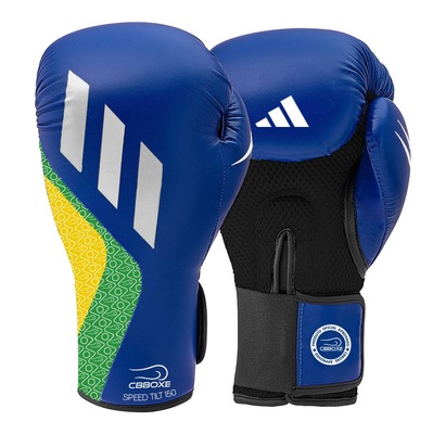 Luva de Boxe adidas Speed TILT 150 CBBOXE Brasil - Foto 1