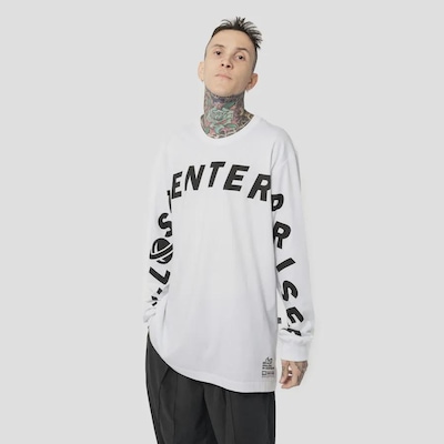 Camiseta Masculina Lost Manga Longa Enterprises - Foto 1
