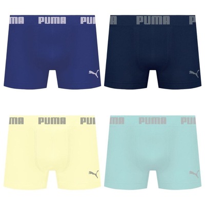 Cueca Puma Boxer Sem Costura - 4 unidades - Masculina - Foto 1