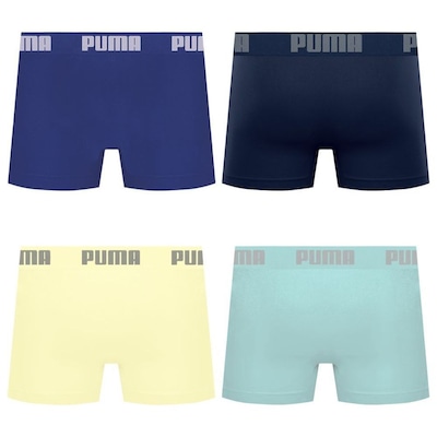Cueca Puma Boxer Sem Costura - 4 unidades - Masculina - Foto 2