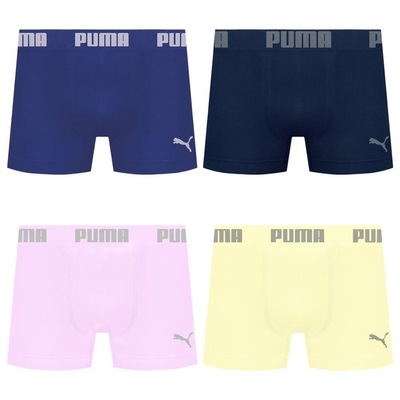 Cueca Puma Boxer Sem Costura - 4 unidades - Masculina - Foto 1
