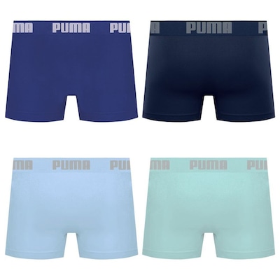 Cueca Puma Boxer Sem Costura - 4 unidades - Masculina - Foto 2