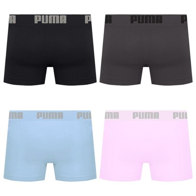 Cueca Puma Boxer Sem Costura - 4 unidades - Masculina - Foto 2