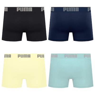 Cueca Puma Boxer Sem Costura - 4 unidades - Masculina - Foto 2