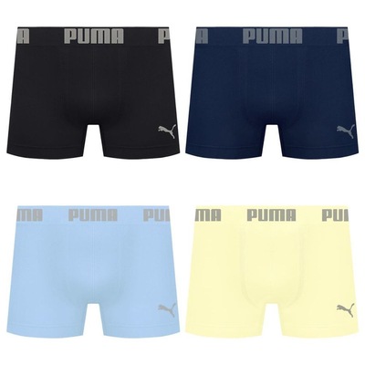 Cueca Puma Boxer Sem Costura - 4 unidades - Masculina - Foto 1
