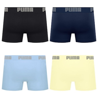 Cueca Puma Boxer Sem Costura - 4 unidades - Masculina - Foto 2