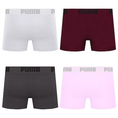Cueca Puma Boxer Sem Costura - 4 unidades - Masculina - Foto 2