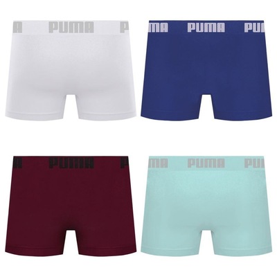 Cueca Puma Boxer Sem Costura - 4 unidades - Masculina - Foto 2
