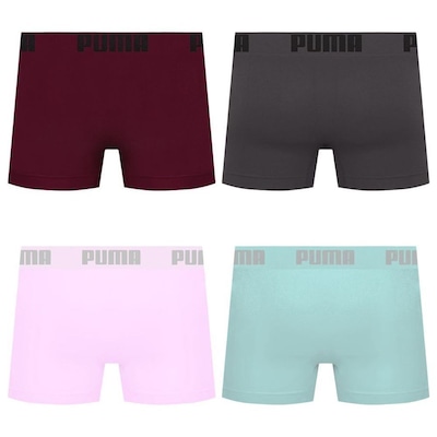 Cueca Puma Boxer Sem Costura - 4 unidades - Masculina - Foto 2