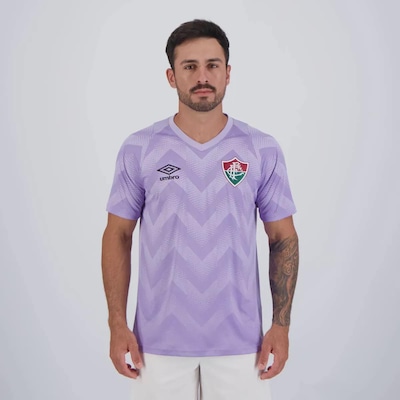Camisa do Fluminense Goleiro 2024 Lilás 1 Fábio Umbro Masculina - Foto 2