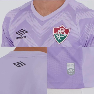 Camisa do Fluminense Goleiro 2024 Lilás 1 Fábio Umbro Masculina - Foto 5