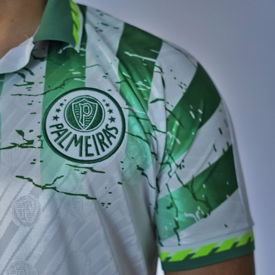 Camisa Masculina Betel Palmeiras Polo Retrô 1996 - Foto 4
