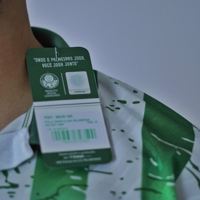 Camisa Masculina Betel Palmeiras Polo Retrô 1996 - Foto 5