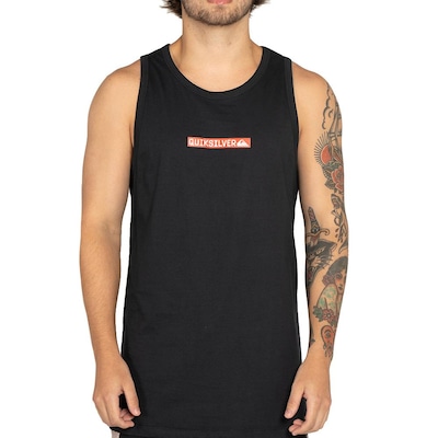 Camiseta Regata Masculina Quiksilver Clicker Logo DNA WT25 - Foto 1