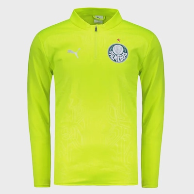 Blusão de Treino do Palmeiras Masculino Puma  Quarter-Zip 2025 - Foto 1