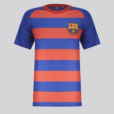 Camisa Barcelona Dry Fit FutFanatics Infantil - Foto 1