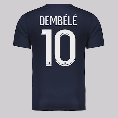 Camisa PSG Dryfit 10 Dembélé FutFanatics Masculina - Foto 1