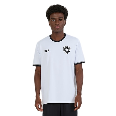 Camisa do Botafogo Sensação Branco Braziline - Masculino - Foto 1