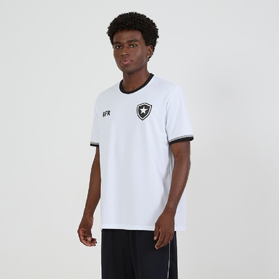 Camisa do Botafogo Sensação Branco Braziline - Masculino - Foto 2