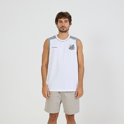 Camisa do Santos Regata Batimento Braziline - Masculino - Foto 2