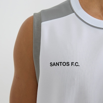 Camisa do Santos Regata Batimento Braziline - Masculino - Foto 4