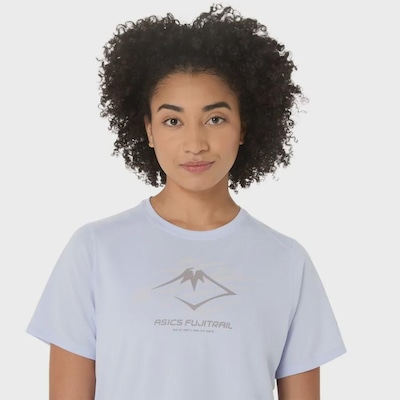 Camiseta ASICS Fujitrail Logo - Feminino - Foto 4