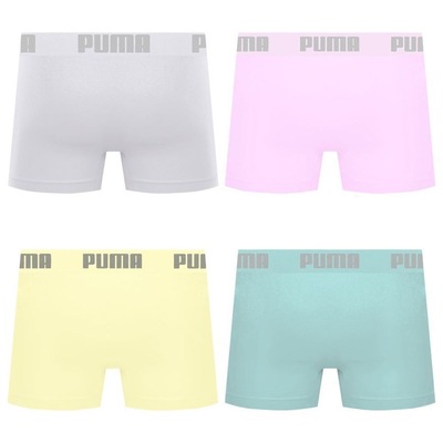 Cueca Boxer Sem Costura Puma - 4 unidades - Masculina - Foto 2