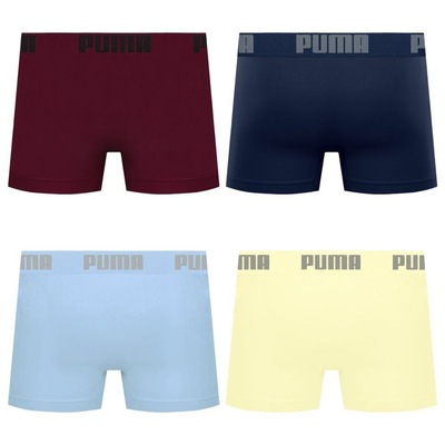 Cueca Boxer Sem Costura Puma - 4 unidades - Masculina - Foto 2