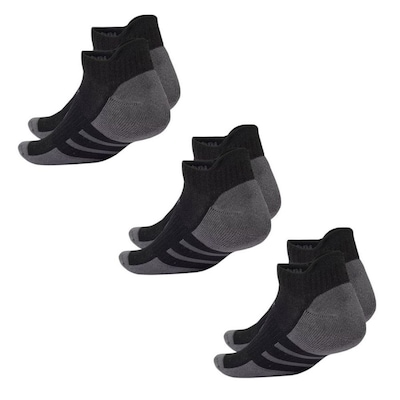 Meia Cano Baixo adidas Essentials Invisível - 3 pares - Unissex - Foto 2