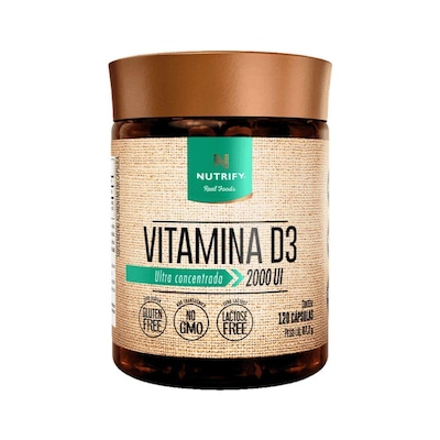 Vitamina D3 Nutrify - 120 Cápsulas - Foto 1