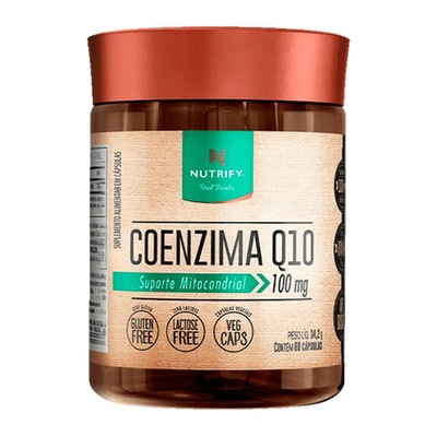 Vitamina Coenzima Q10 Nutrify - 60 cápsulas - Foto 1