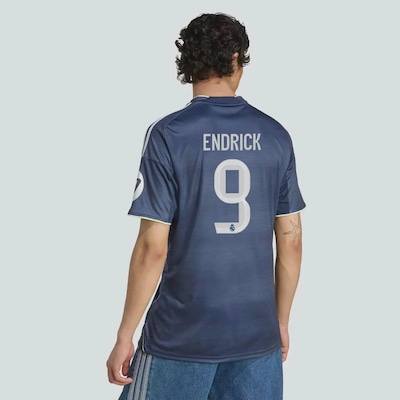 Camisa Real Madrid II 2026 Masculina Adidas 9 Endrick - Foto 5