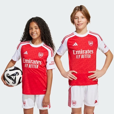 Camisa Arsenal I adidas 25/26 Infantil - Foto 4