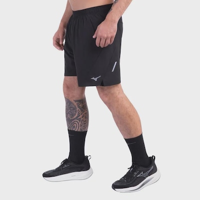 Shorts de Corrida Mizuno 2x1 High 3/7 Masculino - Foto 2
