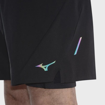 Shorts de Corrida Mizuno 2x1 High 3/7 Masculino - Foto 5