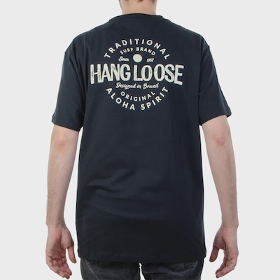 Camiseta Masculina Hang Loose Roundtypo - Masculino - Foto 1