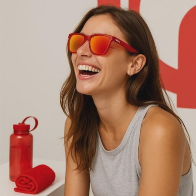 Óculos de Sol Unissex Quiiq Sunglasses Quadrado - Foto 5