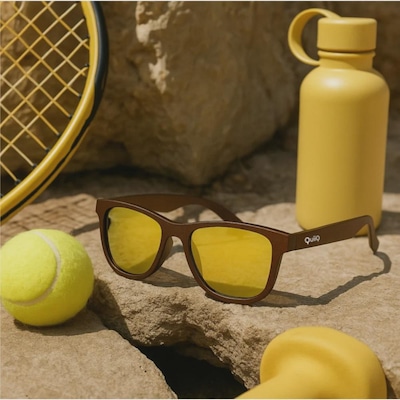 Óculos de Sol Unissex Quiiq Sunglasses Quadrado - Foto 5