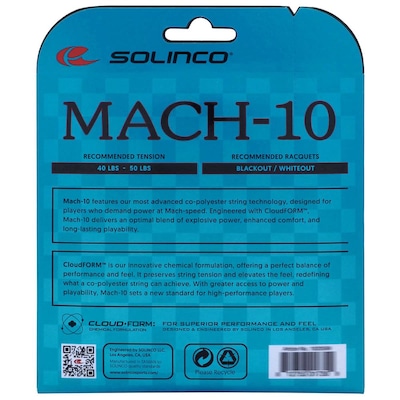 Corda Solinco Mach-10 Azul 18 1.15mm Azul - Set Individual - Foto 3