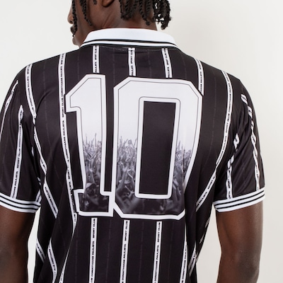 Camiseta Corinthians Polo Esportiva Número 10 Surf Center Masculina - Foto 4
