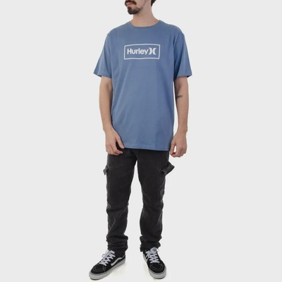 Camiseta Masculina Hurley Box Relevo - Masculino - Foto 4