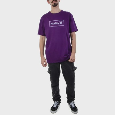Camiseta Masculina Hurley Box Relevo - Masculino - Foto 4