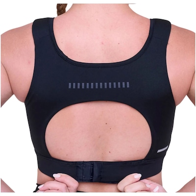 Top Authen Grit Bossa Ajustável 1 Bolso Reto Blackout Feminino - Foto 2