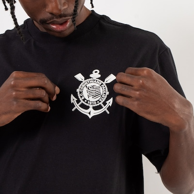 Camiseta do Corinthians São Jorge Surf Center - Masculina - Foto 3