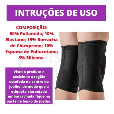 Joelheira Estofada Neo Impact Hidrolight ( Par ) - Foto 6