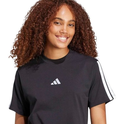 Camiseta adidas Essentials 3 Stripes Feminina - Foto 3